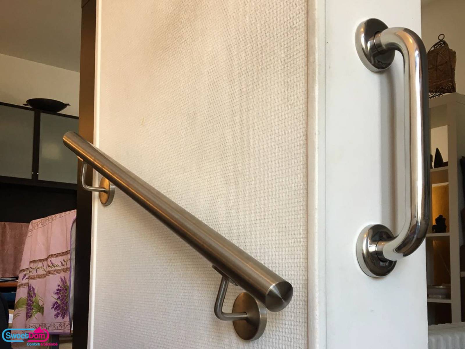 Pose de main courante dans un escalier quart tournant Montreuil 93100