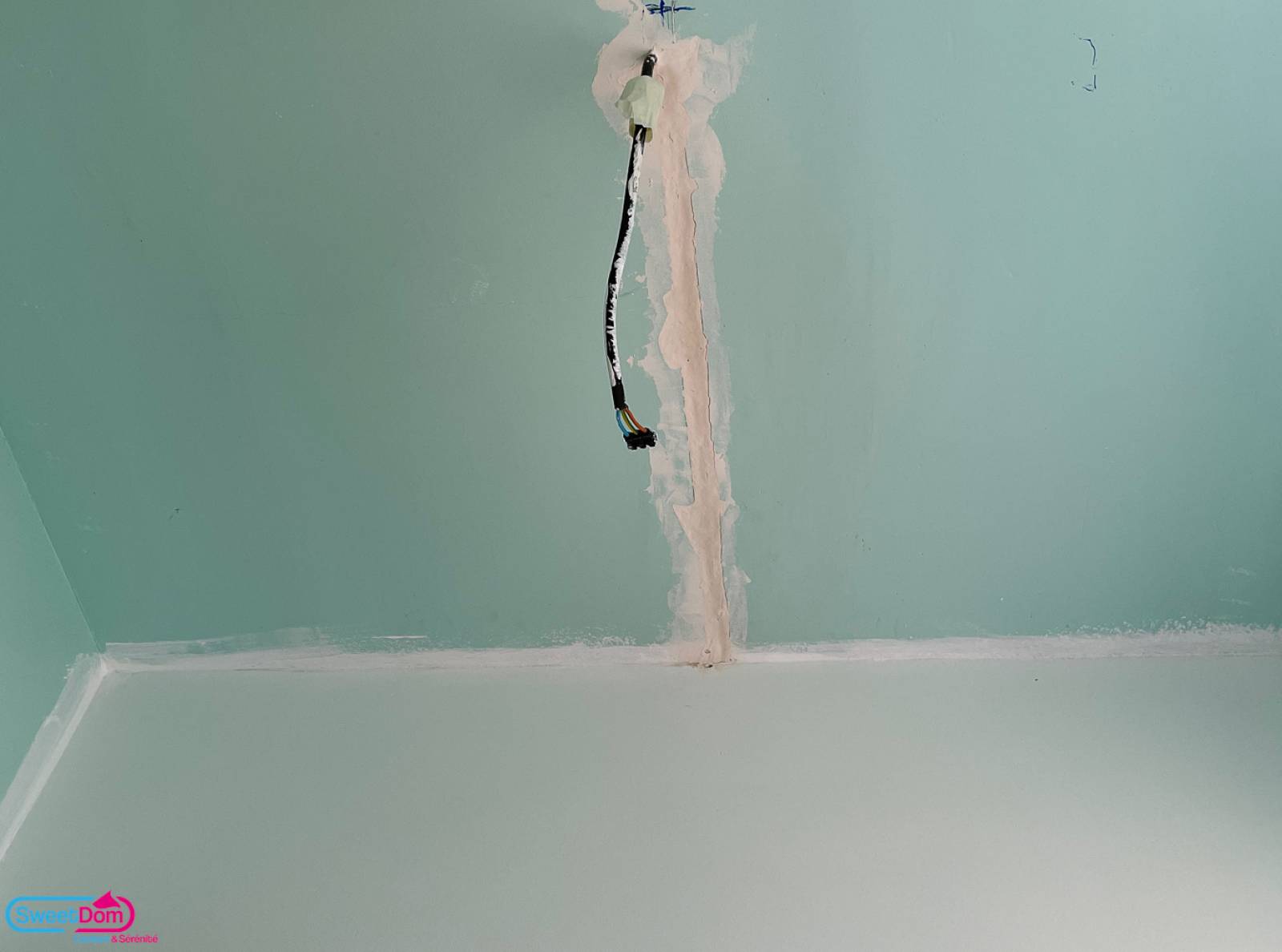 Adapter l'alimentation électrique pour la nouvelle salle d'eau à Arnouville (95)