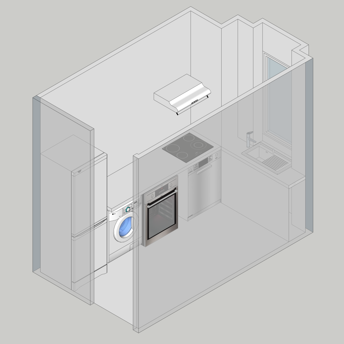 Modélisation de la nouvelle cuisine (94100)