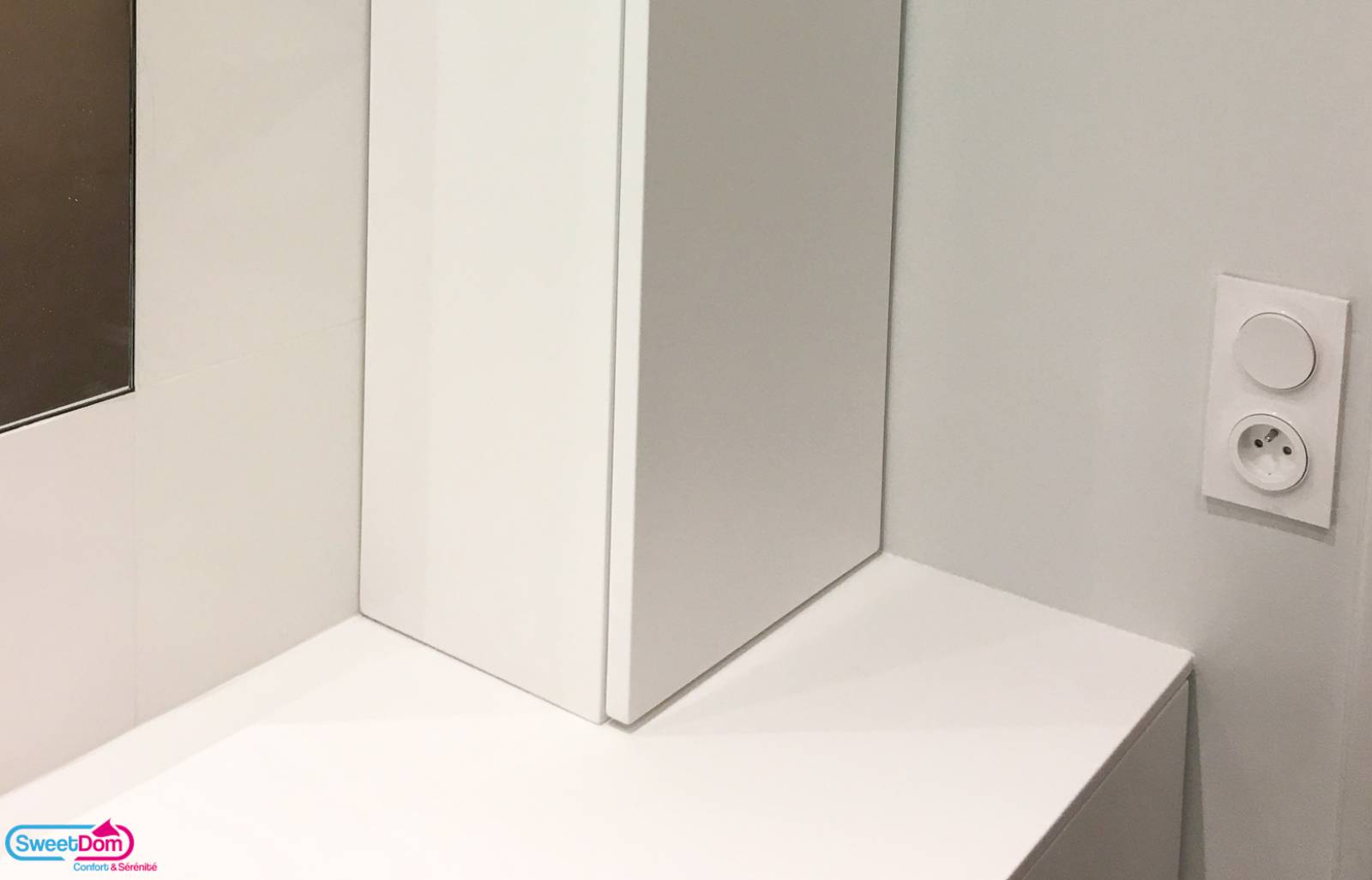 Ajouter une demi colonne de rangement sur le meuble sur mesure à Boulogne-Billancourt (92100)