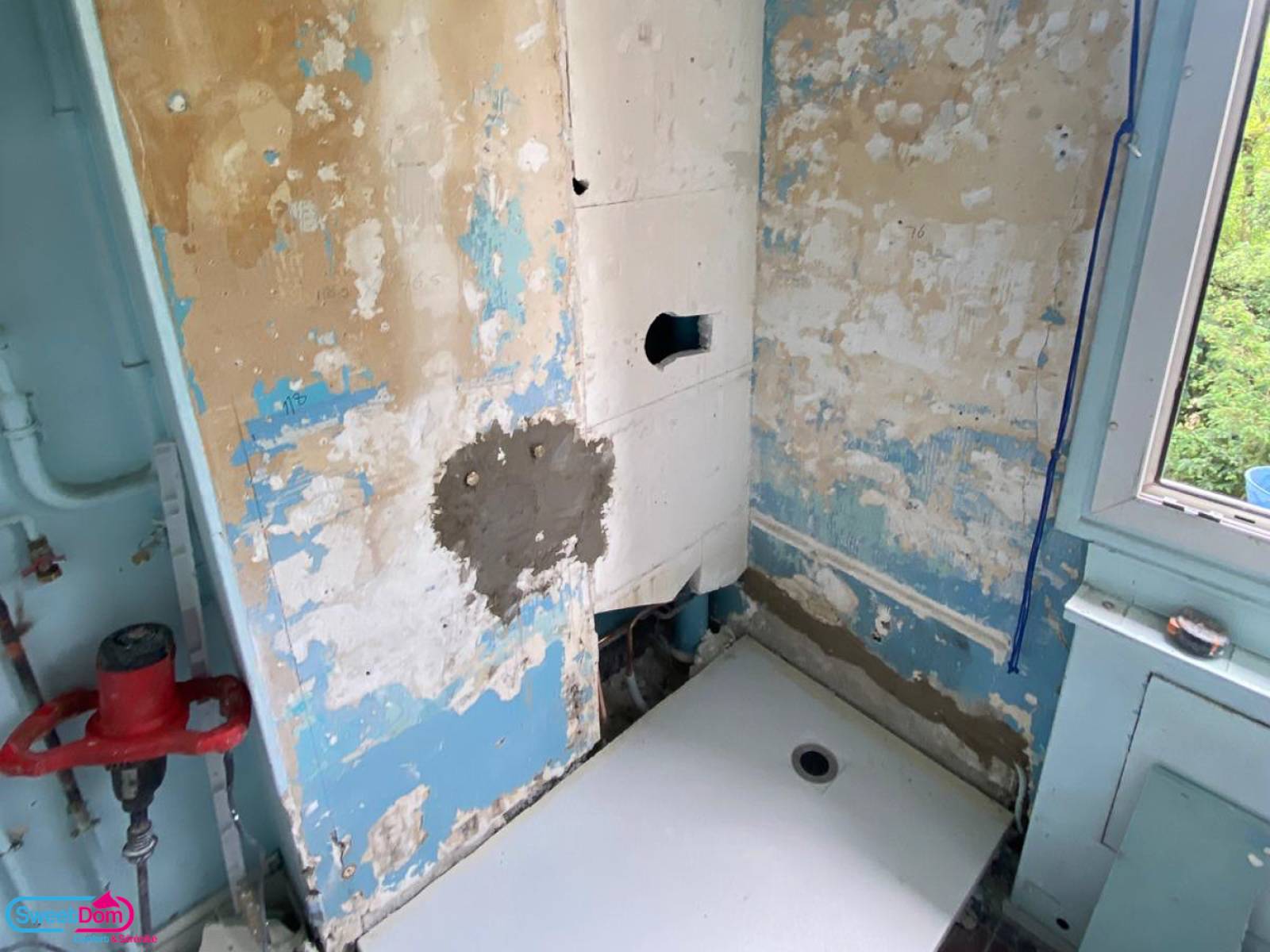 Encastrer les alimentations de la douche au Plessis-Robinson (92350)