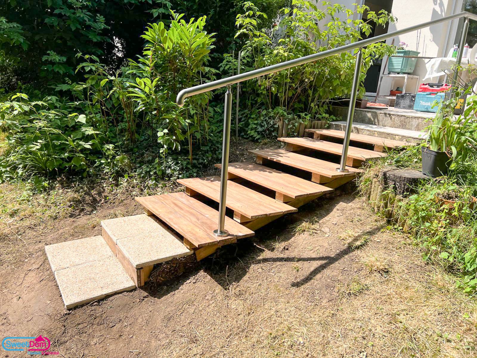 Pouvoir accéder à son jardin avec un escalier sur mesure à Montrouge (92120)