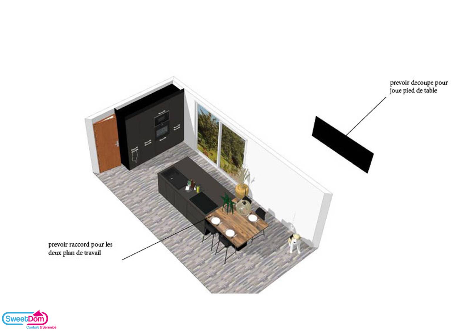 Réaliser un schéma annoté pour le client à Créteil (94000)