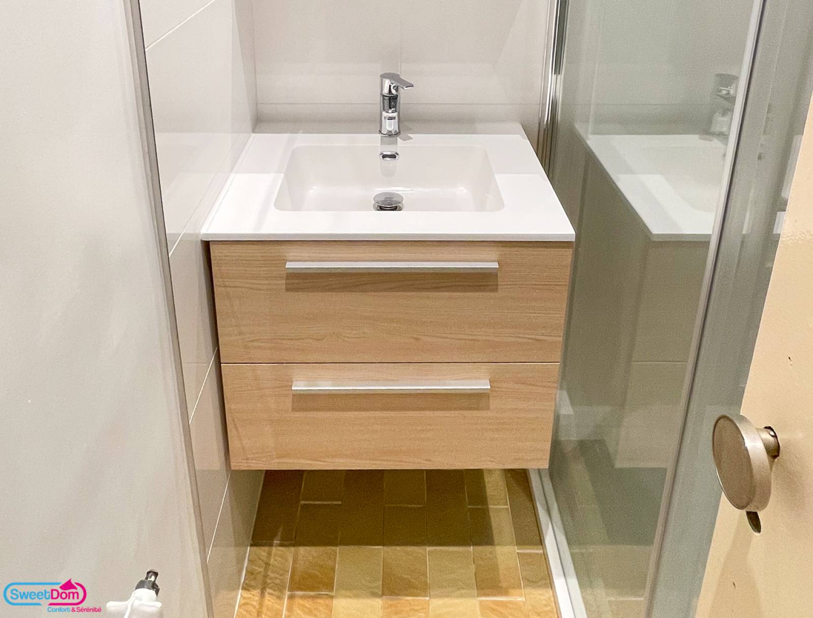Adaptation de salle de bain pour personne en fauteuil Paris 75 Île de France