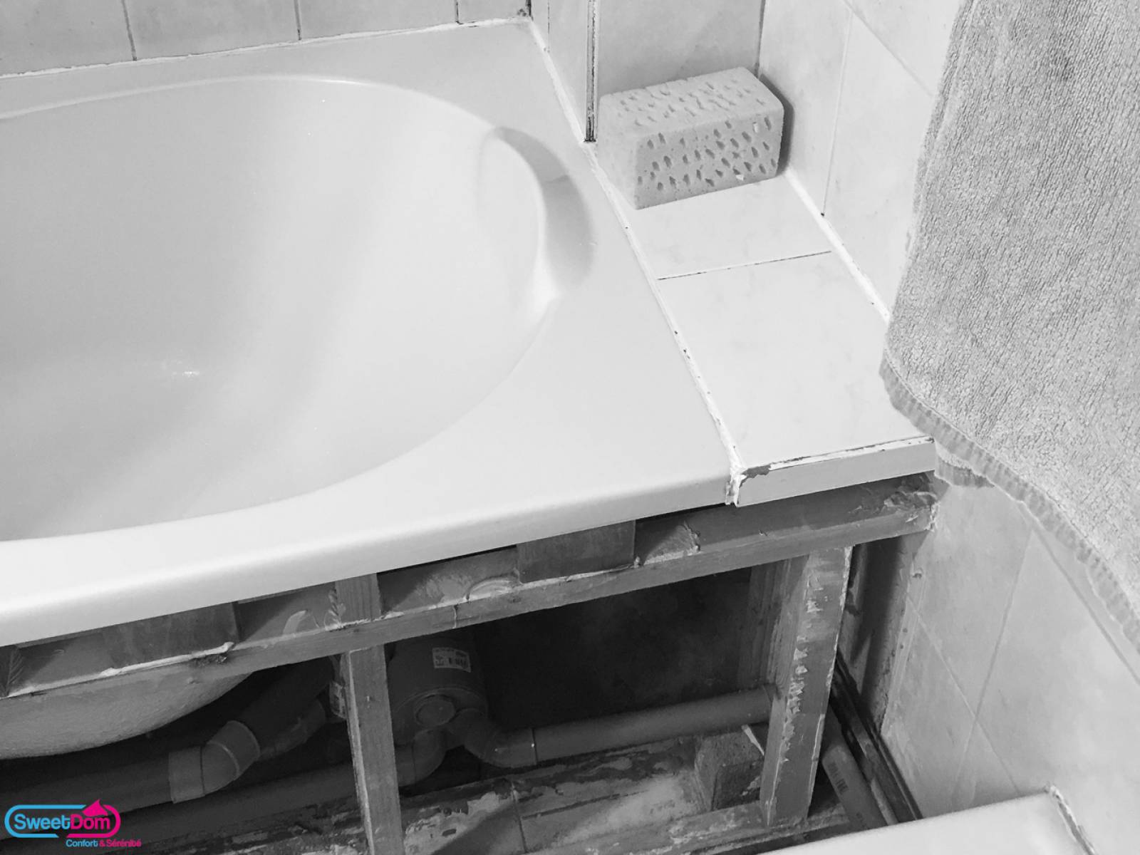 Enlever la baignoire et mettre une douche spacieuse à Lognes (77185)
