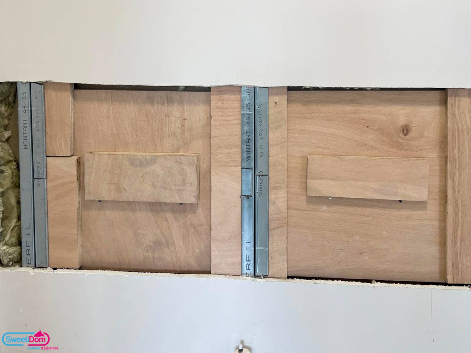 Renforcer le mur pour la pose du nouveau siège Pressalit à Vincennes (94300)