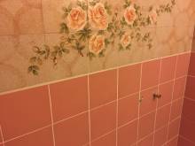 Complément du carrelage déposé dans la douche à Arcueil (94)
