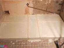 Créer un socle pour la nouvelle douche à Boulogne-Billancourt (92100)