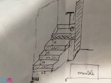 Réaliser un schéma pour les nouvelles marches sur mesure à Joinville-le-Pont (94340)