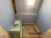 Création d'une assise sur mesure dans la douche à Neuilly-sur-Seine