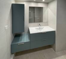 Ensemble de meuble de salle de bains avec meuble vasque (75015)