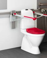 Equipement Pressalit WC surélevé avec accoudoirs