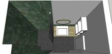 Modélisation du projet salle d'eau dans l'appartement (75015)