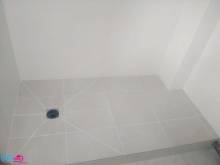 Réalisation d'un receveur carrelé pour la nouvelle douche à Lognes (77185)